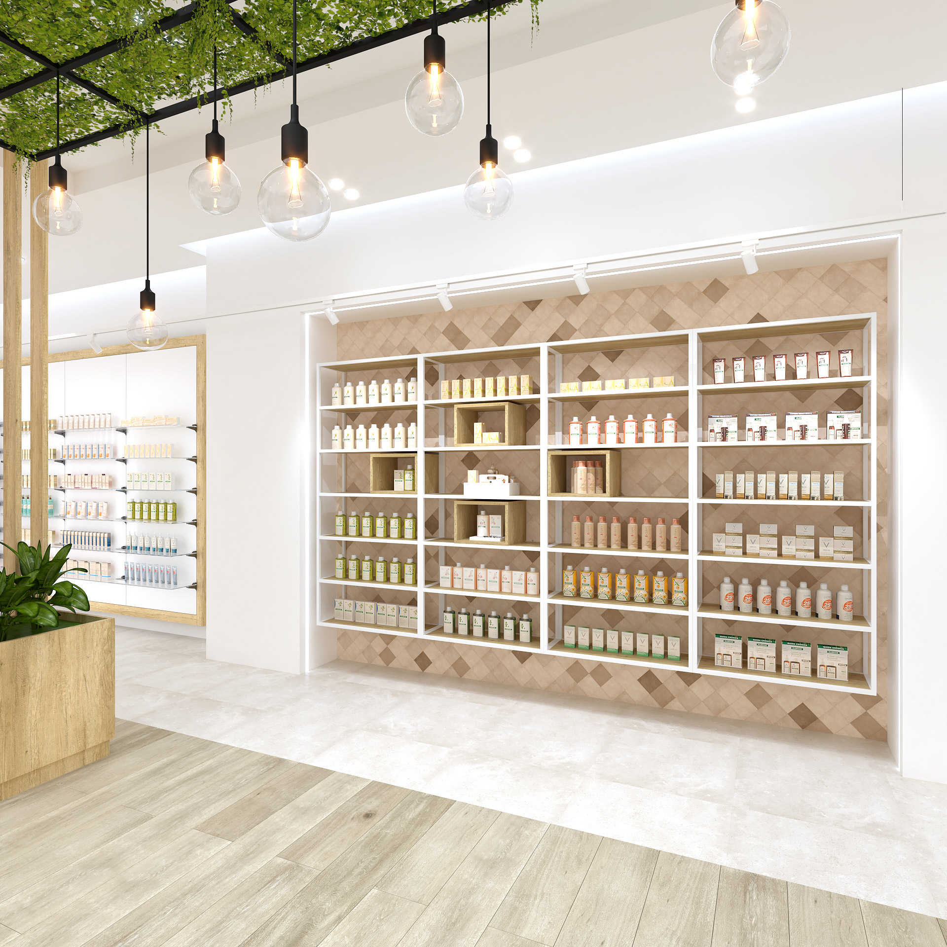 Estantería para farmacia.