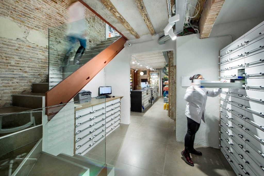 Design de interiores de farmácia